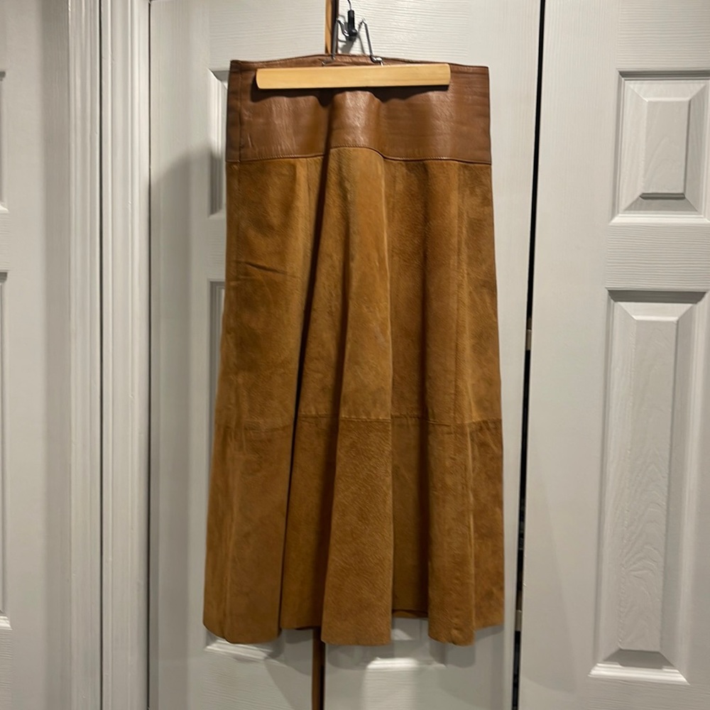 Leather skirt